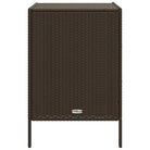 Poly Rattan Opbergbox voor Buiten voor Kussens en Tuinbenodigdheden - Opbergboxen voor buiten