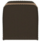 Poly Rattan tuinbank met opbergruimte voor andere spullen en waterdichte tas - Tuinbanken