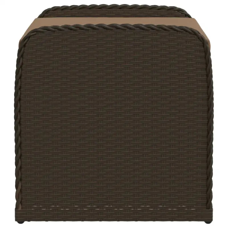 Poly Rattan tuinbank met opbergruimte voor andere spullen en waterdichte tas - Tuinbanken