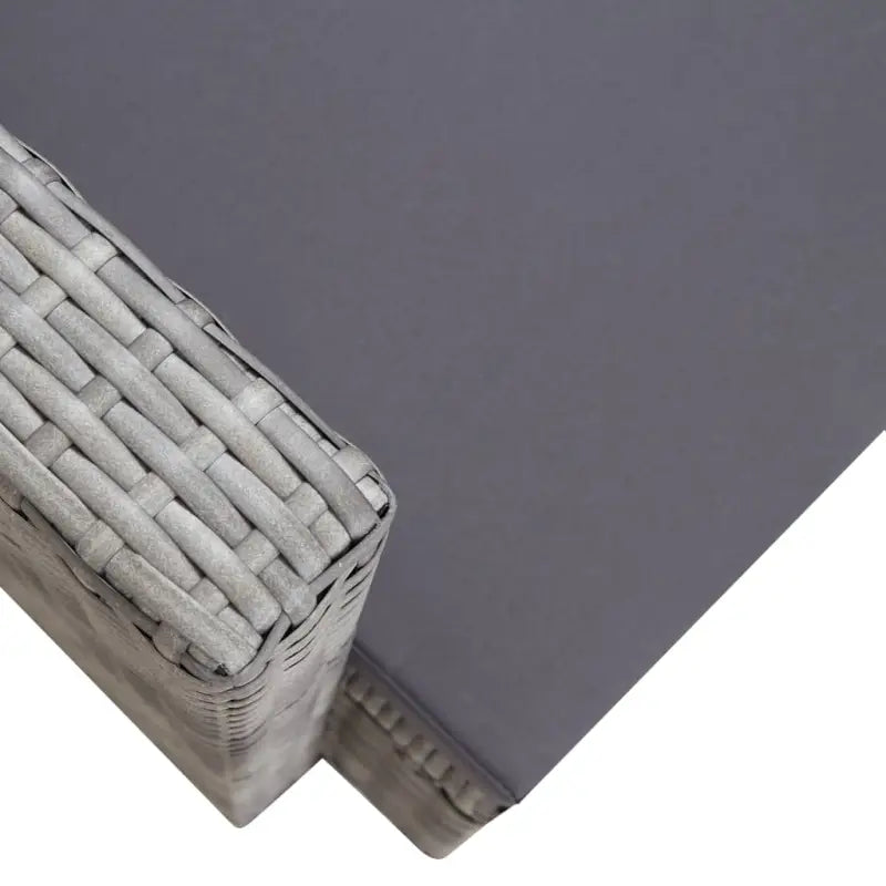 Poly rattan Tuinstoelen met moderne elegante uitstraling - Grijs / 1 - Tuinstoelen