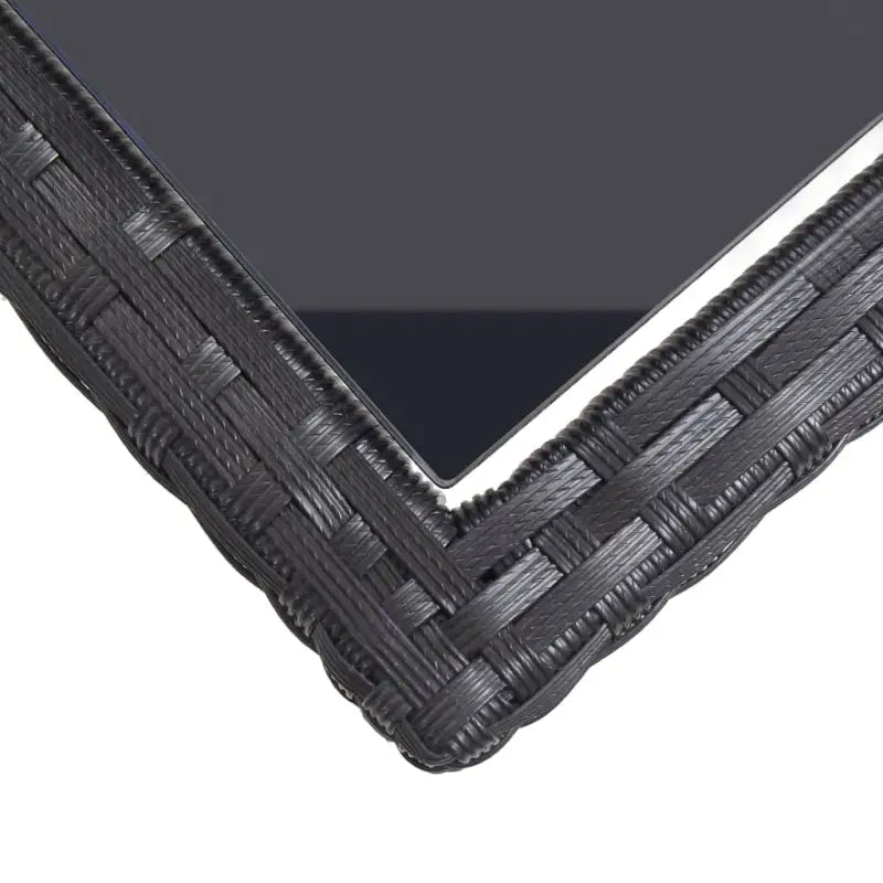 Poly rattan tuintafel met stalen frame voor stijl en functionaliteit - Tuintafels