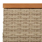 Poly rattan tuintafel voor gemakkelijk schoonmaken en gezellig samenzijn - Tuintafels