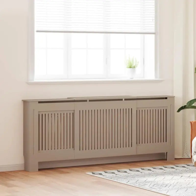 Radiatorombouw met levert inhoud voor decoratie en extra opbergruimte - Bruin / 205 x 20.5 x 81.5 cm / 1 - Accessoires