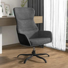 Relaxfauteuil met optimaal zitcomfort en graden draaibaar for extra comfort - Lichtgrijs / 1 / Zonder voetensteun