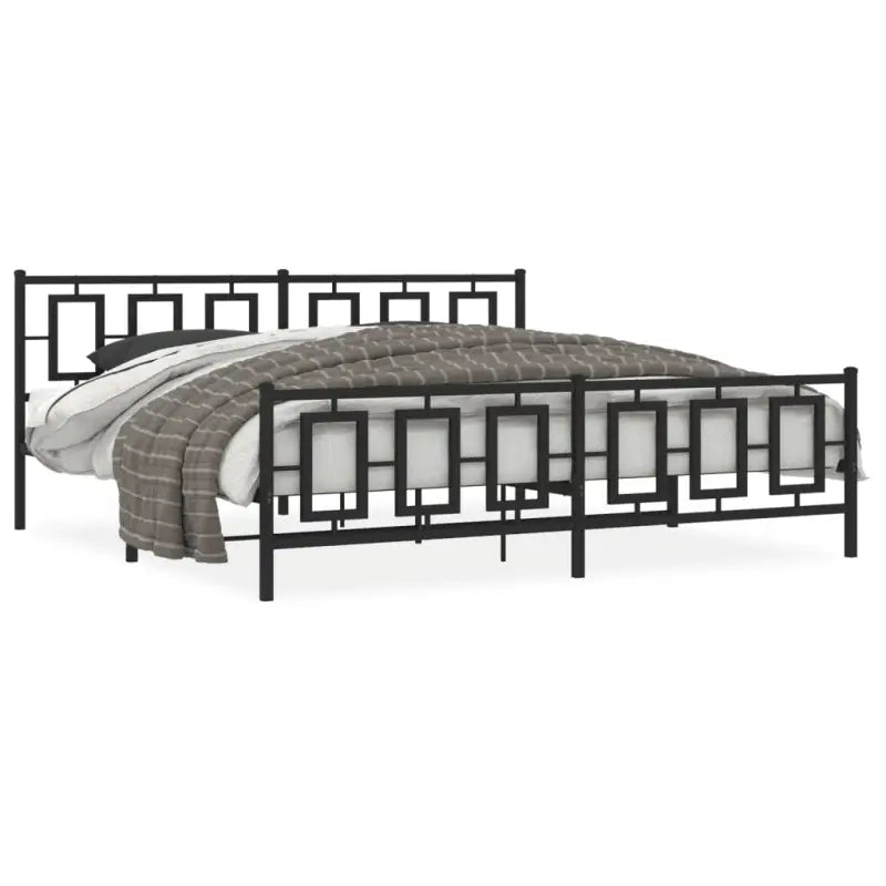 Robuust metalen bedframe met extra opbergruimte en tijdloos design - Bedden & bedframes