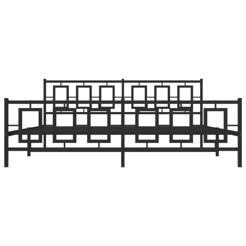 Robuust metalen bedframe met extra opbergruimte en tijdloos design - Bedden & bedframes