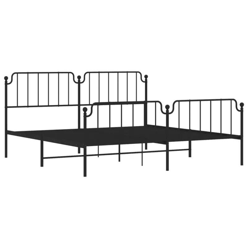 Robuust metalen bedframe met tijdloos design en extra opbergruimte - Bedden & bedframes