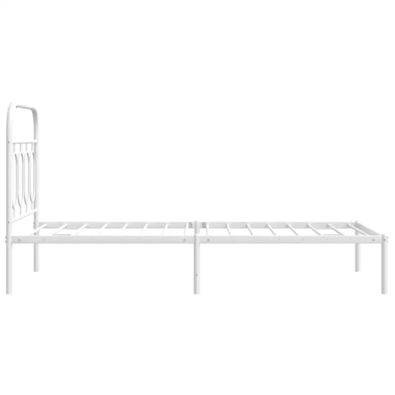 Robuust metalen latten bedframe met elegant design en extra opbergruimte - Bedden & bedframes