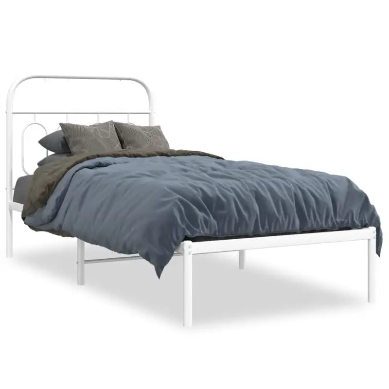 Robuust metalen latten bedframe met elegant design en extra opbergruimte - Bedden & bedframes