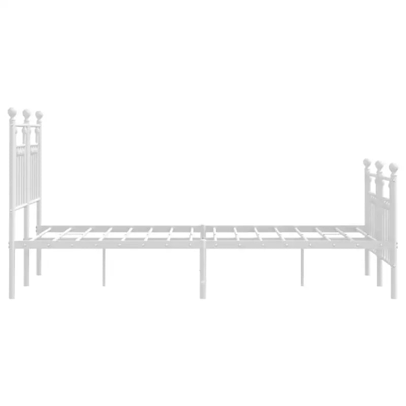 Robuust metalen latten bedframe met extra opbergruimte - Bedden & bedframes