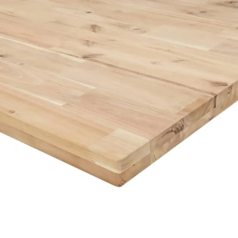 Robuuste Werkbank van massief acaciahout met groot werkgebied - Naturel / 100 x 60 x 83 cm / 1 - Werkbanken