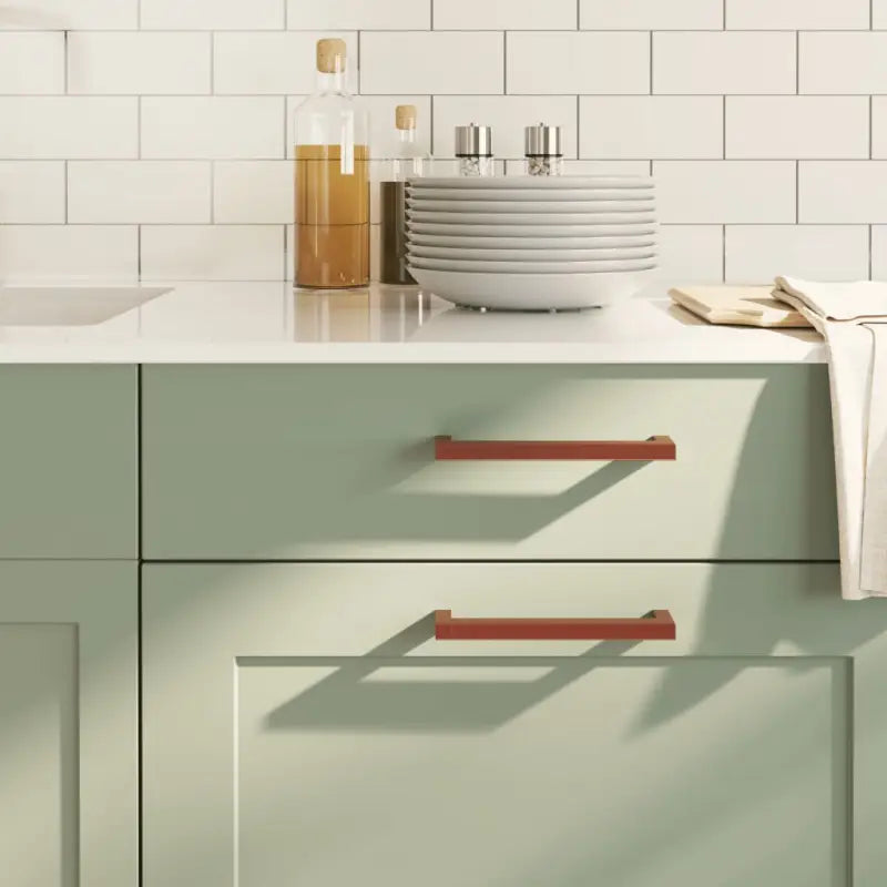 Roestvrijstalen kastknoppen en grepen met modern ontwerp - Brons / 160 mm / 20 - Kastknoppen en kastgrepen