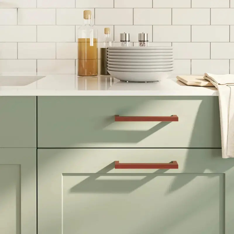 Roestvrijstalen kastknoppen en grepen met modern ontwerp - Brons / 160 mm / 10 - Kastknoppen en kastgrepen