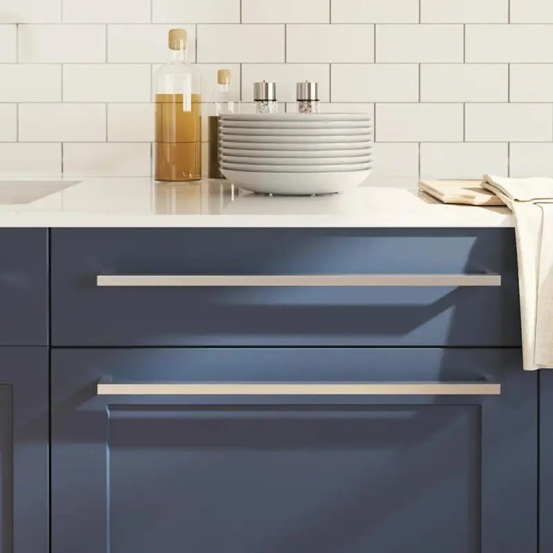 Roestvrijstalen kastknoppen en grepen met modern ontwerp - Zilver / 480 mm / 5 - Kastknoppen en kastgrepen