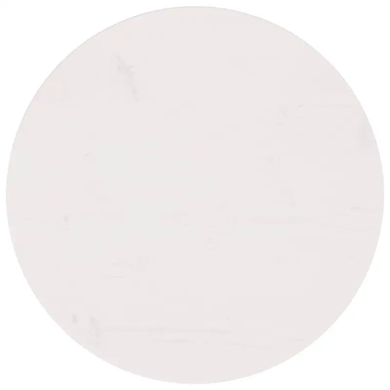 Rond tafelblad van massief grenenhout voor eettafels en salontafels - Wit / Ø 60 x 2.5 cm / 1 - Tafelbladen