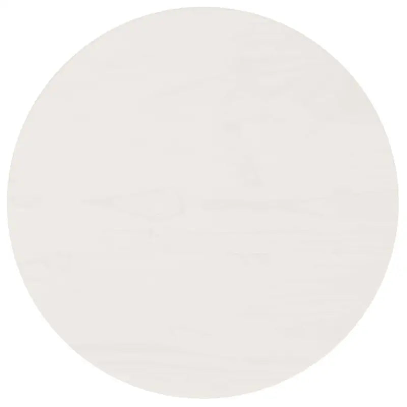 Rond tafelblad van massief grenenhout voor eettafels en salontafels - Wit / Ø 40 x 2.5 cm / 1 - Tafelbladen