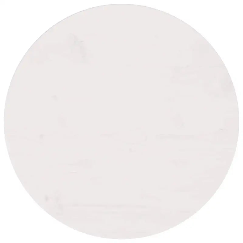 Rond tafelblad van massief grenenhout voor eettafels en salontafels - Wit / Ø 50 x 2.5 cm / 1 - Tafelbladen