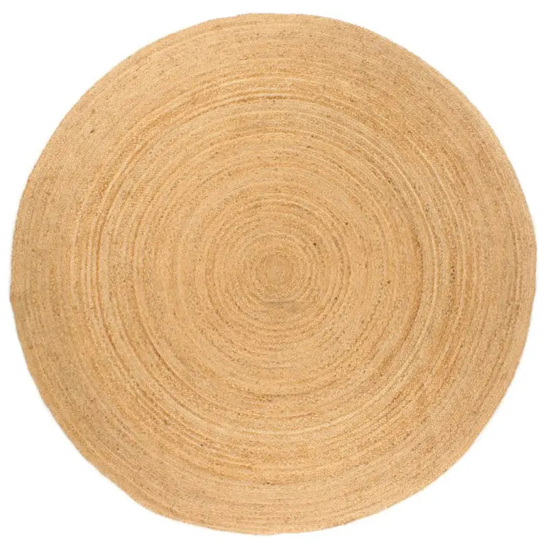 Rond vloerkleed van gevlochten jute met aantrekkelijke textuur - 240 cm / without hollow - Vloerkleden