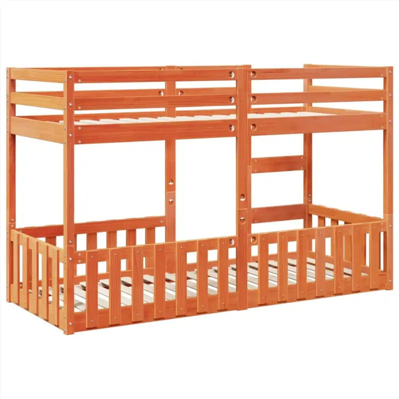 Ruimtebesparend stapelbedframe van massief grenenhout voor meerdere kinderen - Bedden & bedframes