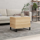 Salontafel bewerkt hout metalen poten met lift-top functionaliteit - Sonoma eiken / 1 - Salontafels