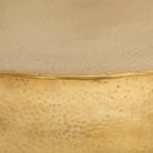 Salontafel in gehamerd aluminium montage vereist zowel functioneel als stijlvol - Salontafels