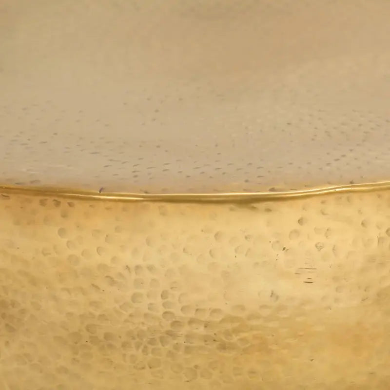 Salontafel in gehamerd aluminium montage vereist zowel functioneel als stijlvol - Salontafels