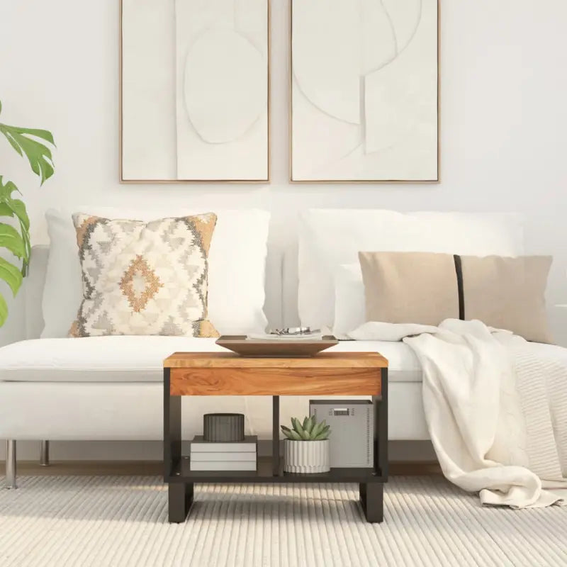 Salontafel in massief gerecycled hout voor een unieke uitstraling - Bruin / 1 - Salontafels