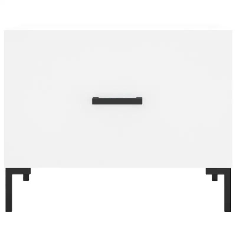 Salontafel met bewerkt hout en ijzeren poten voor elegante woonruimte - Salontafels