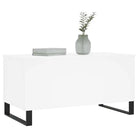 Salontafel met bewerkt hout en metalen poten met lift-top functie - Salontafels