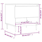 Salontafel met bewerkt hout en metalen poten voor stijlvolle woonruimte - Salontafels
