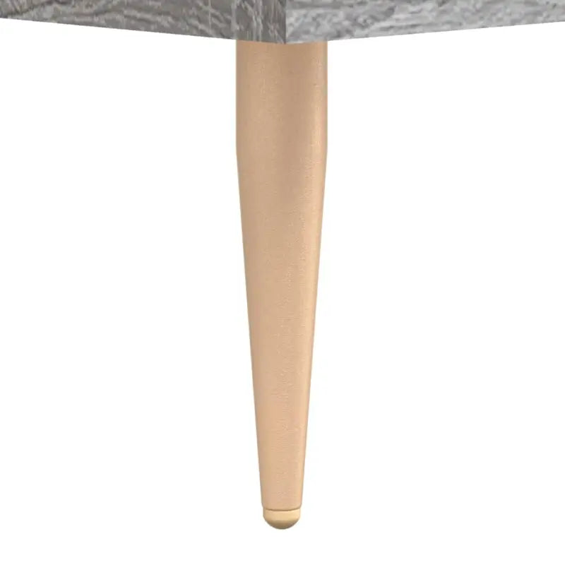 Salontafel met grijs Sonoma Eiken en ijzeren poten voor elegante woonkamer - Salontafels