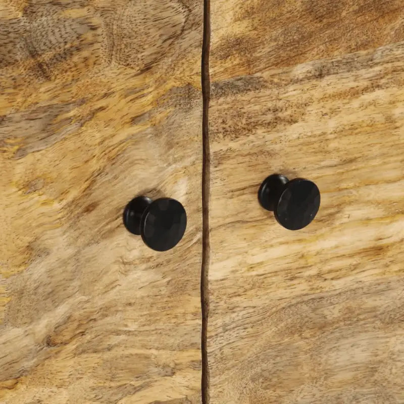 Salontafel met massief mangohout en ijzeren poten voor een elegante woonkamer - Salontafels