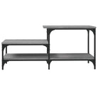 Salontafel van bewerkt hout in grijs Sonoma voor een elegante woonkamer - Salontafels