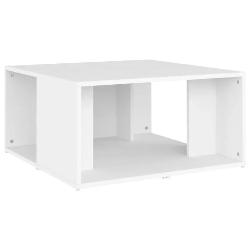 Salontafel van bewerkt hout met opbergvakken voor stijlvolle organisatie - Salontafels