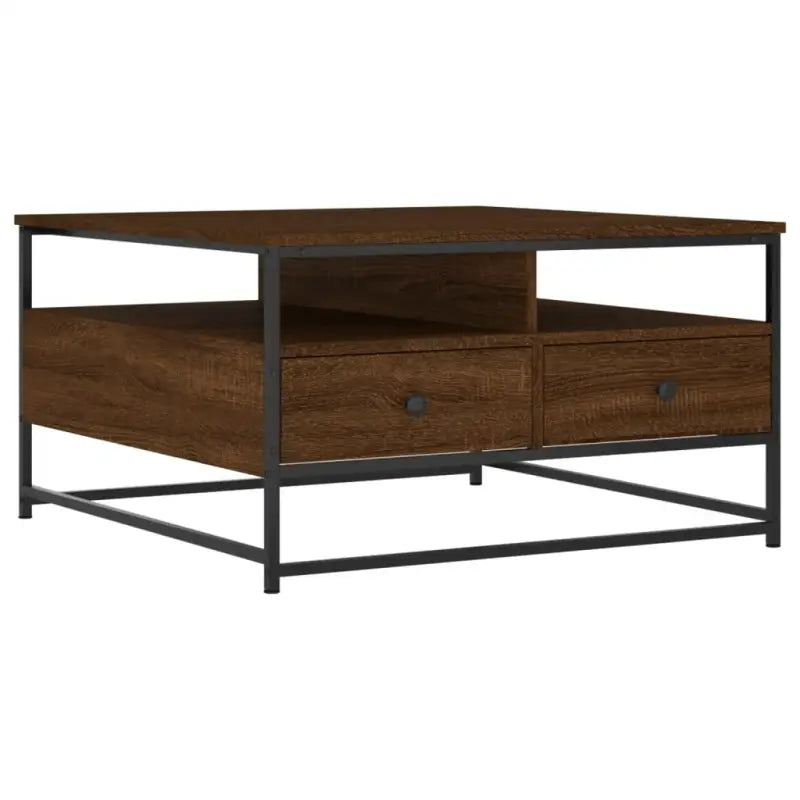 Salontafel van bewerkt hout voor een elegante woonkamer uitstraling - Salontafels