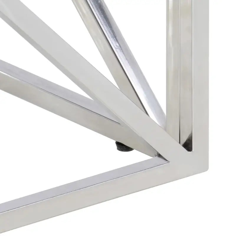 Salontafel van gerecycled hout en roestvrij staal voor in je woonkamer - Salontafels