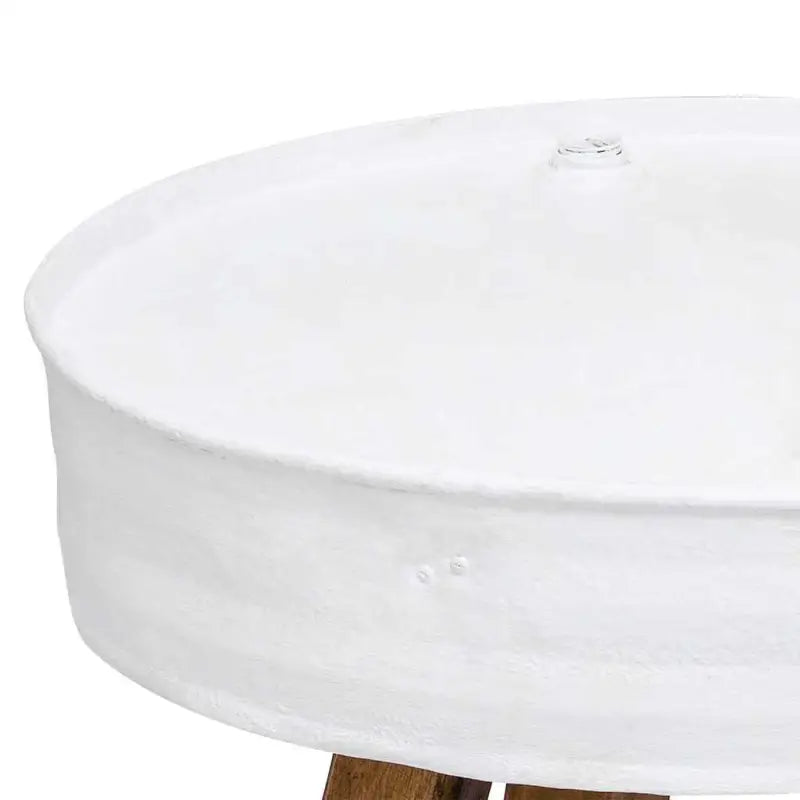 Salontafel van gerecycled hout met industriële uitstraling - Salontafels