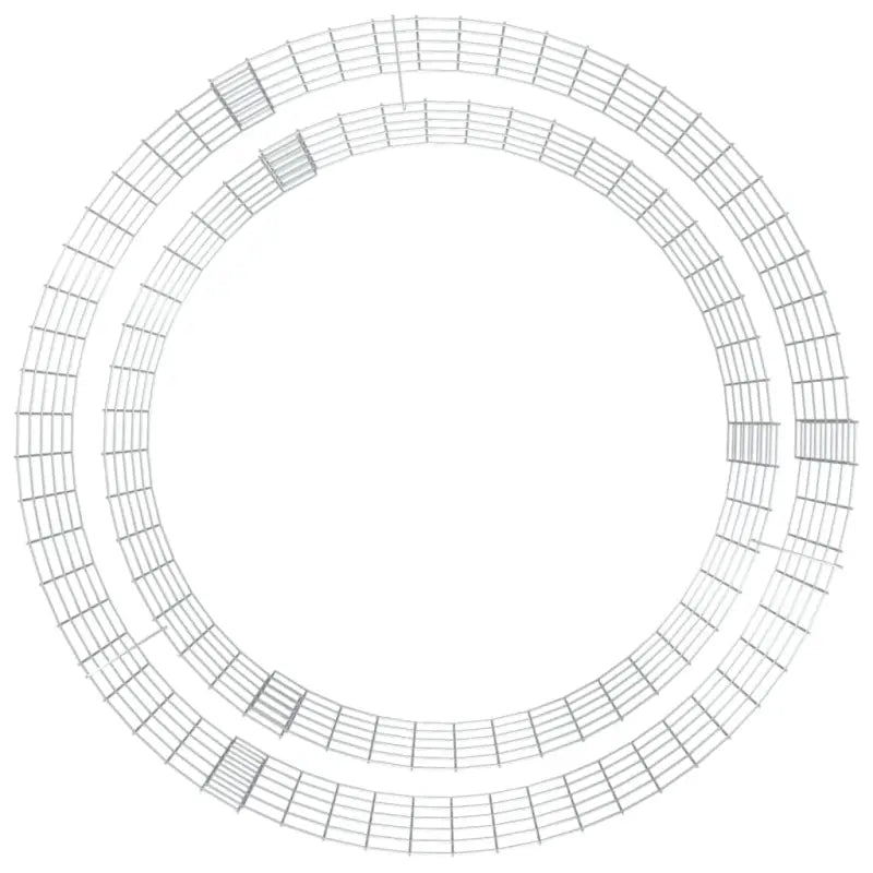 Schanskorf vuurplaats van gegalvaniseerd ijzer voor een stabiele tuinafbakening - Haarden