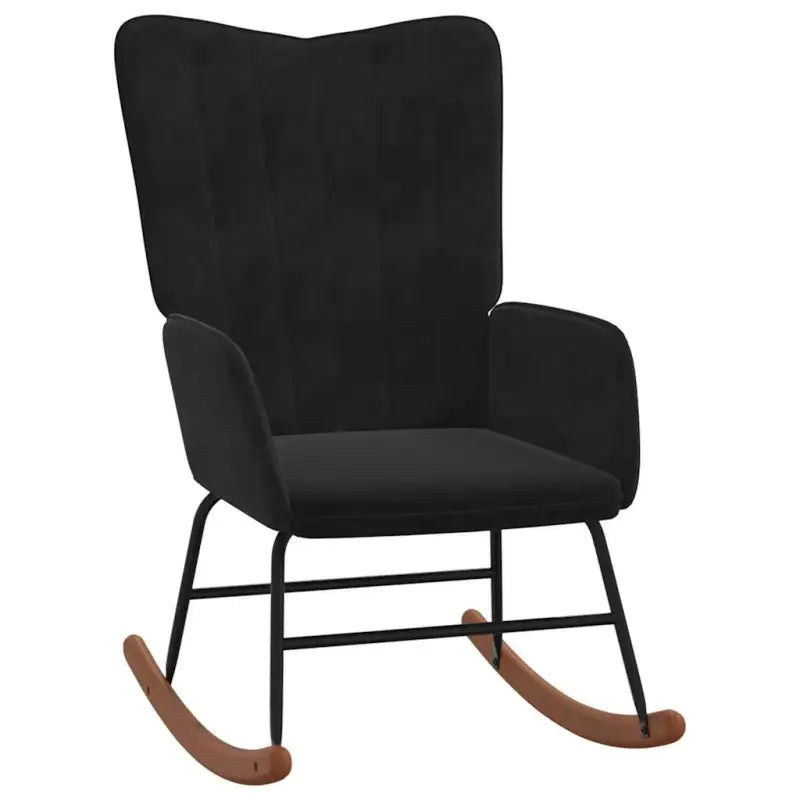 Schommelstoel met fluweel en comfortabel zitcomfort - Schommelstoelen