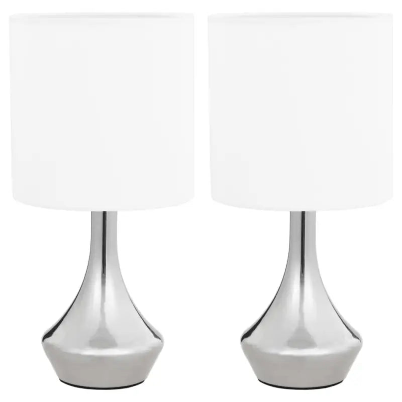 Set van 2 sierlijke tafellampen met levering bevat en aanraakknop - Lampen