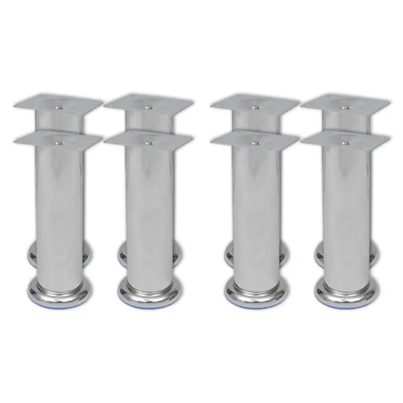 Set van vier kwalitatief hoogwaardige ronde bankpoten voor vervanging - 180 mm / 8 - Bank- en stoelpoten
