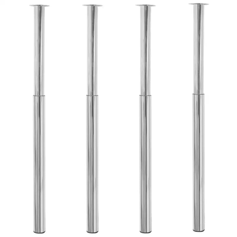 Set van vier telescopische tafelpoten voor vervanging en aanpassing - Tafelpoten