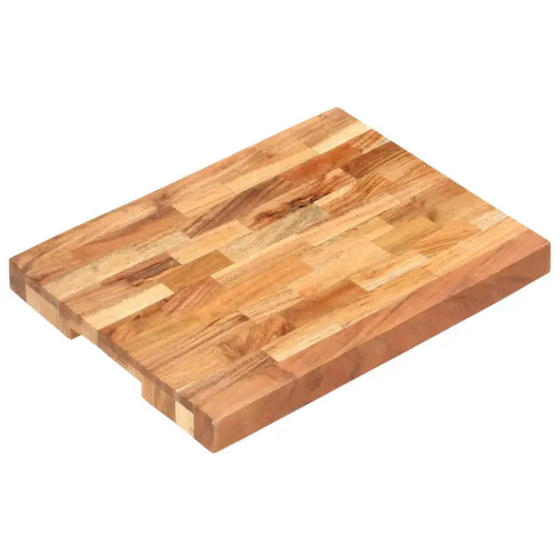 Snijplank van massief acaciahout voor professioneel gebruik - 40 x 30 x 4 cm - Snijplanken