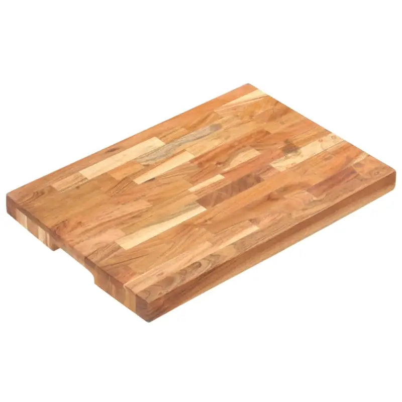 Snijplank van massief acaciahout voor professioneel gebruik - 50 x 35 x 4 cm - Snijplanken