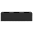 Stalen Bloempot voor op kantoor met duurzame en gemakkelijke reiniging - Antraciet / 1 - Bloempotten & plantenbakken