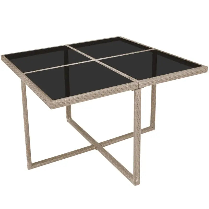 Stalen frame tuinset met afmetingen kruk voor stijlvolle buiteneetplek - Tuinsets