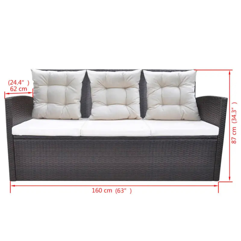 Stalen frame tuinset met eenvoudig schoon en levering bevat - Tuinsets