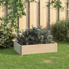 Stapelbare plantenbak van massief grenenhout met metalen hoeken - 60 x 80 cm / 1 - Bloempotten & plantenbakken