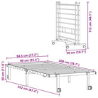 Stevig bedframe met extra opbergruimte en tijdloos design - Bedden & bedframes