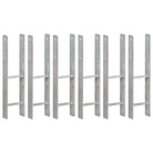 Stevige constructie grondankerset met voorgeboorde gaten voor buitengebruik - 14 x 6 x 60 cm / 6 - Grondankers